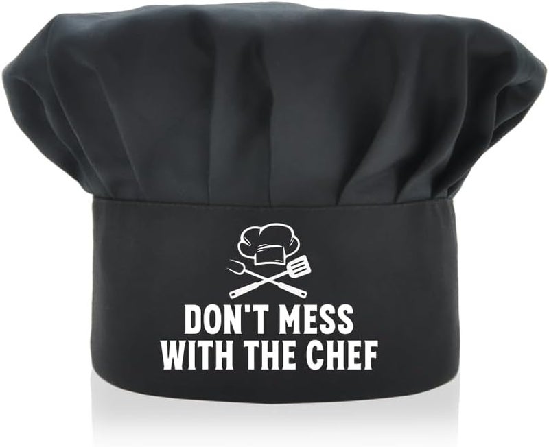 ZBBFSCSB Funny Chef Hat, Adjustable Cooking Hat for Man, Christmas for Men Husband Grandpa Brother - Image 1